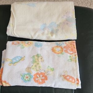 Colorful Baby Towels with Animal Print